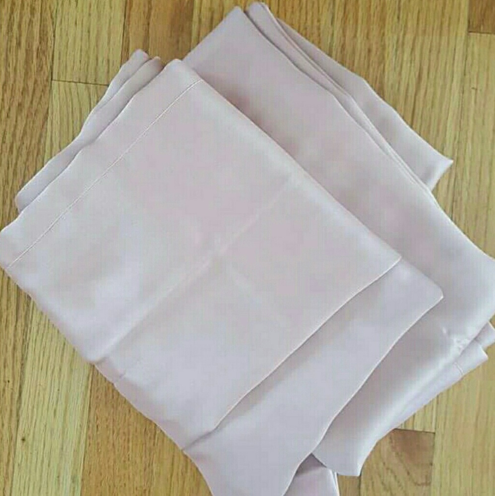 NEW set of blush curtains!